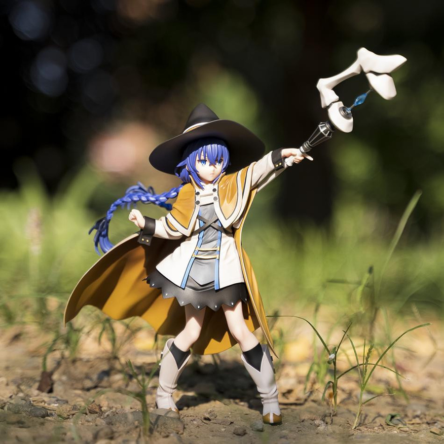 Fashnics Magierin Roxy Migurdia Mushoku Tensei: Reinkarnation ohne Job Actionfigur 25cm PVC-Anime-Figur 3-6 Jahre - Bild 3
