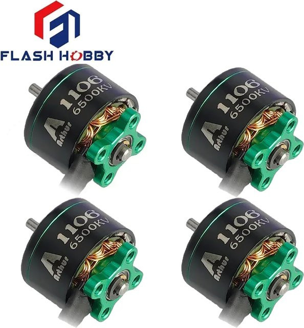 FLASHHOBBY A1106 Bürstenloser Motor, Mini RC Motor, Metall - Bild 1