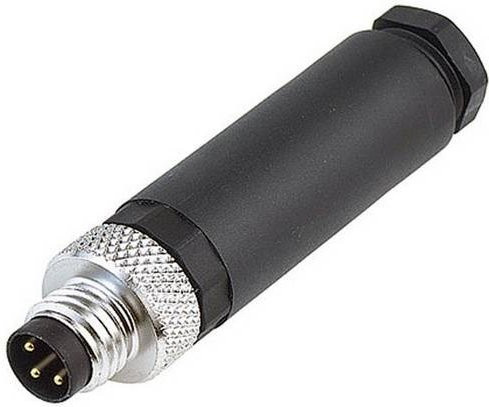 Binder 99-3383-100-04 Sensor-Aktor-Steckverbinder M8 Stecker gerade unkonfektioniert Schwarz 4 Polzahl - Bild 1