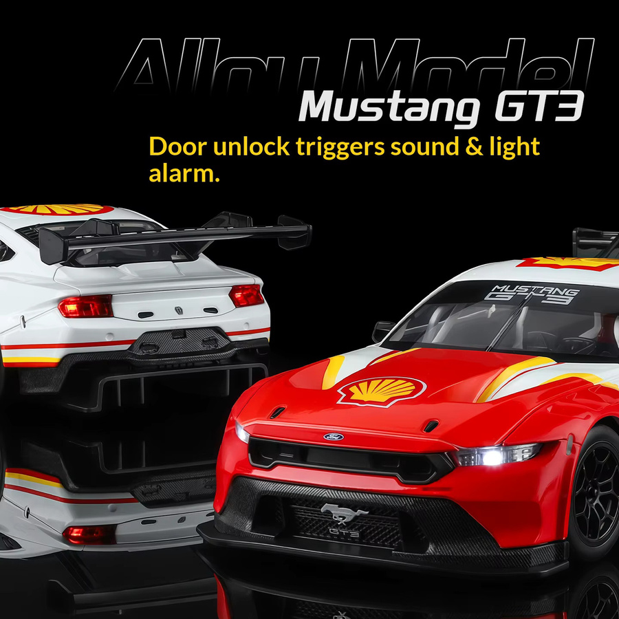 Maisto Ford Mustang GT3 Automodell, 1:24, Metall - Bild 3