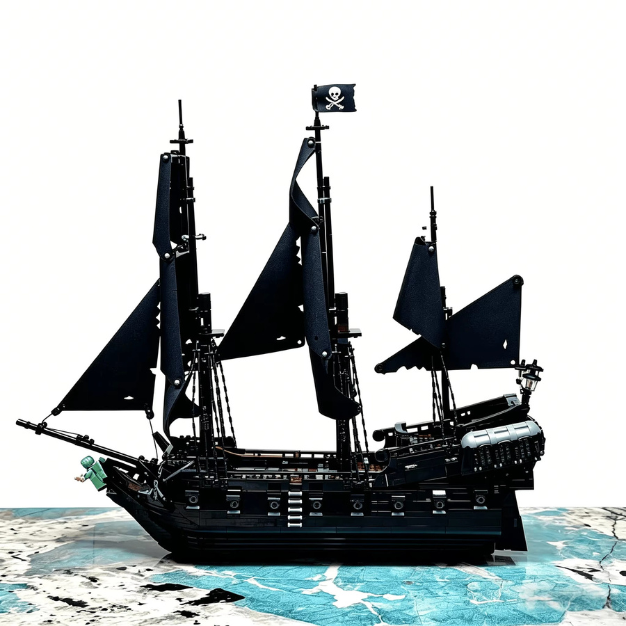 Disney Piratenschiff, Baustein-Set, Schwarz, 2862 Teile - Bild 2