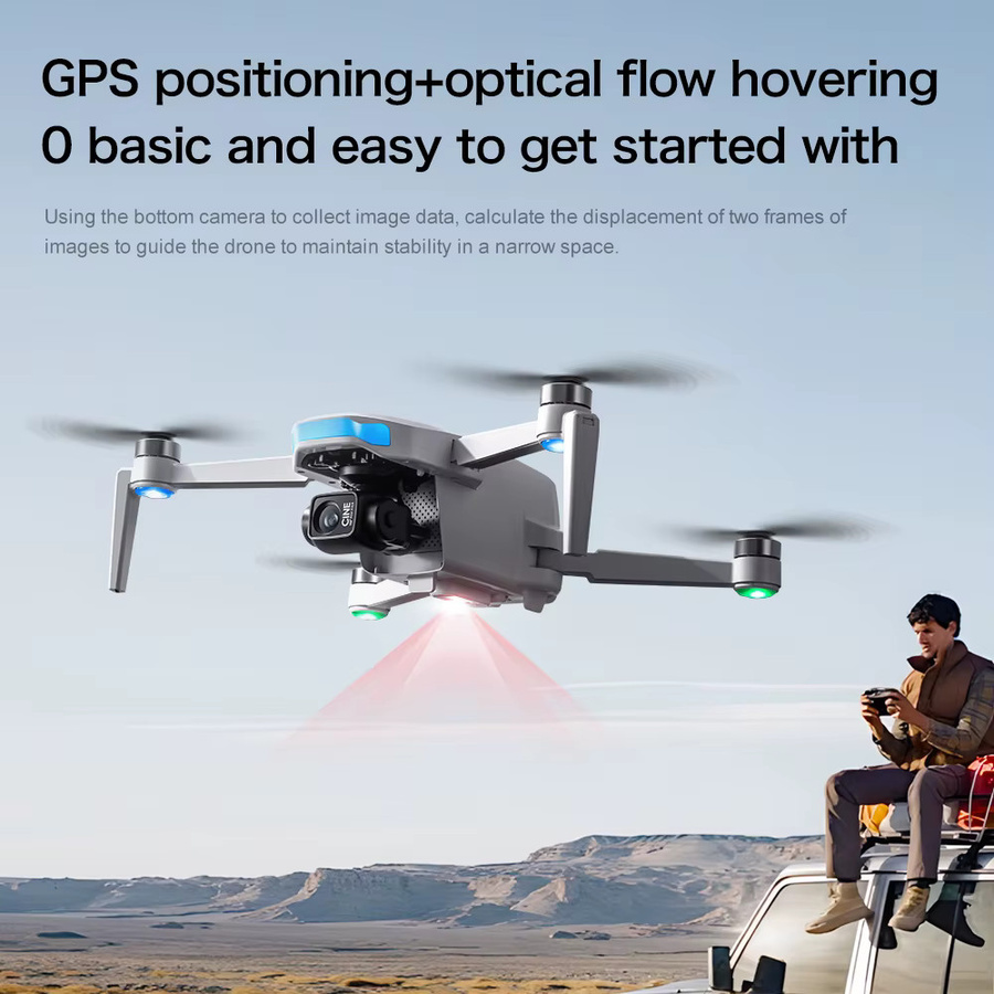 WDSZKMYF S-X1 MAX 4K Drohne, mit HD Kamera, 3-Achsen Gimbal, GPS, 5G WIFI, Schwarz - Bild 5