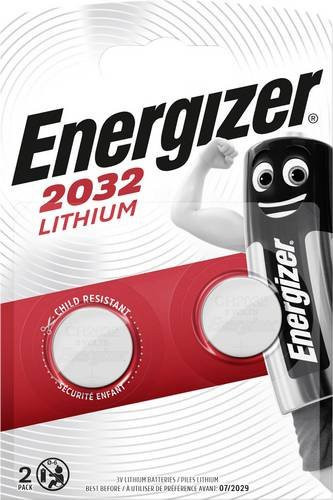 Energizer Lithium Knopfzelle CR 2032 3V 2er Pack - Bild 1