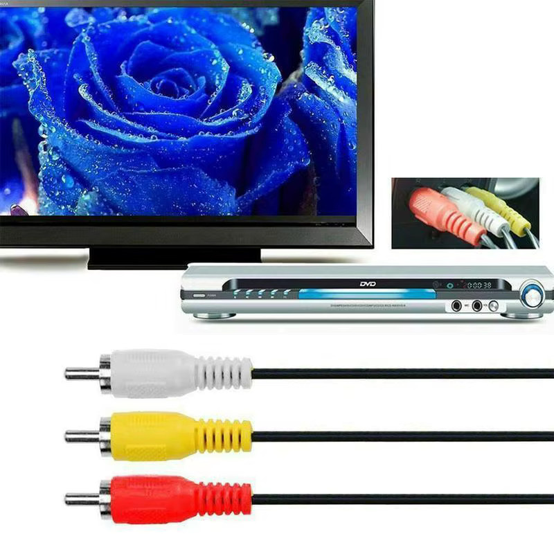 HDMI zu RCA Adapter in Schwarz für 1080P HD Video und Audio mit vergoldeten Anschlüssen - Bild 5