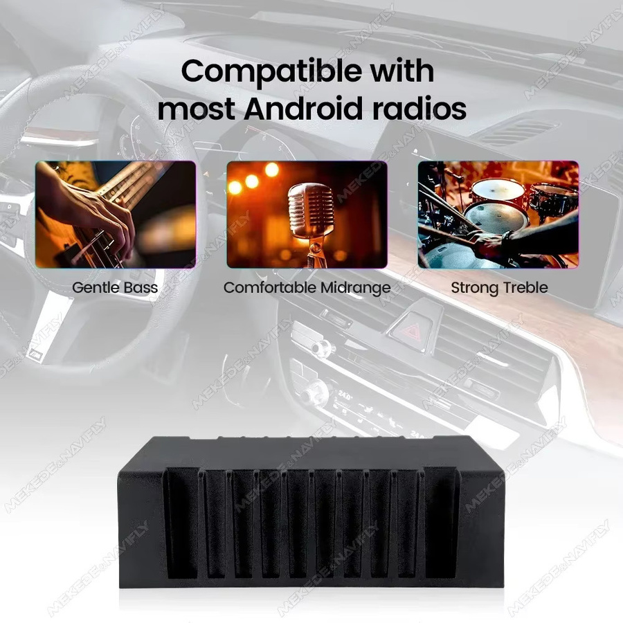 NAVIFANS Auto Audio DSP Prozessor Universal Verstärker 4x39W für Android Radio Stereo HIFI Lautsprecher und Subwoofer in Schwarz - Bild 3