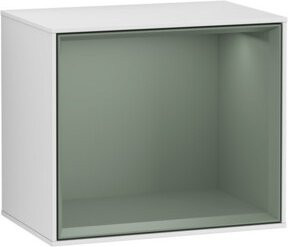 V&B Regalmodul Finion mit integrierter Beleuchtung, Weiß lackiert, B/T/H: 41,8 x 35,6 x 27 cm - Bild 1
