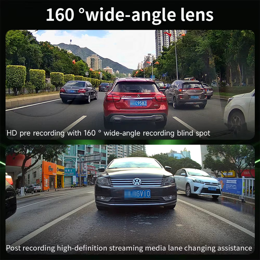JIUYIN Dual Motorrad Dash Cam DVR1080P Action Kamera mit WiFi und Wasserdichtigkeit in Schwarz - Bild 3