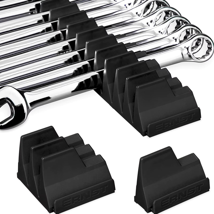 Magnetischer Schraubenschlüssel-Organizer in Grün zur Wandmontage für bis zu 20 Werkzeuge - Bild 1