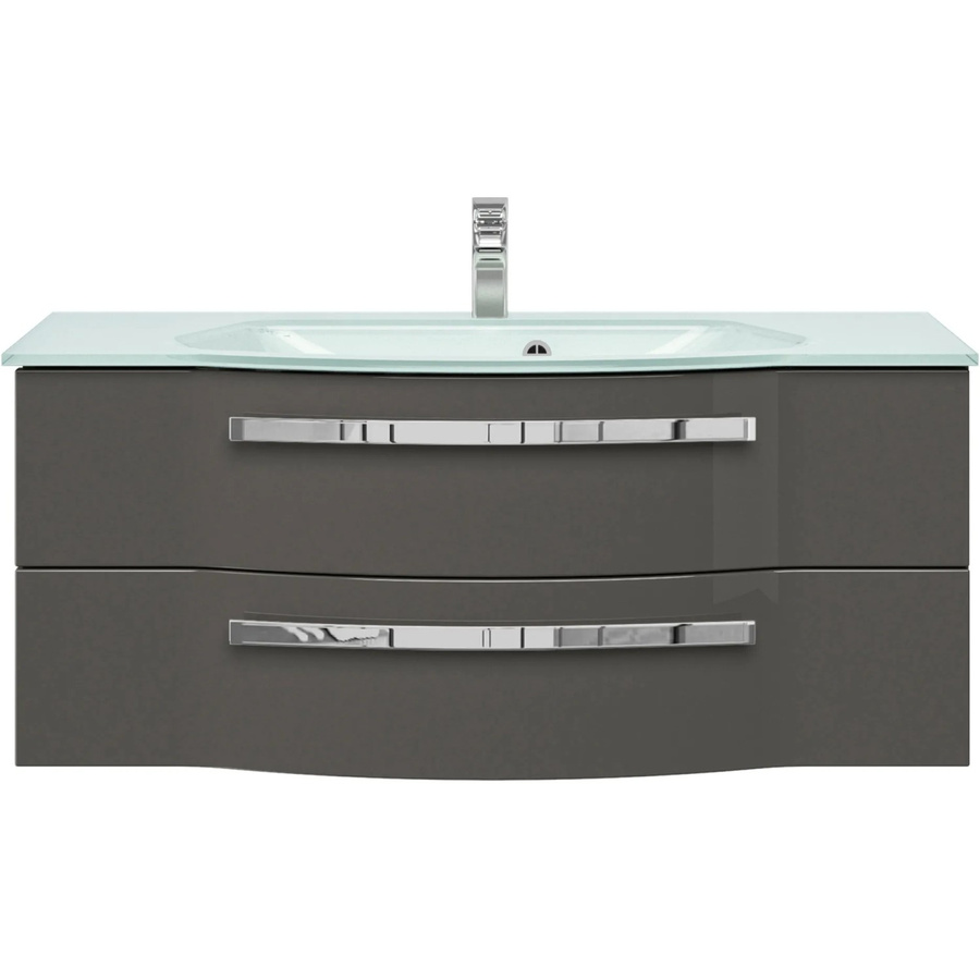 Pelipal Waschtisch Serie 4005 in Steingrau mit Softclose, Breite: 117 cm - Bild 2