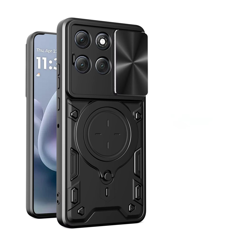Stoßfeste Schutzhülle für Motorola Moto G-Serie (G04, G15, G24, G35, G54, G55, G56, G67, G75, G84, G85, G86, E14, E15) mit Objektivschutz in Blau oder Schwarz - Bild 6