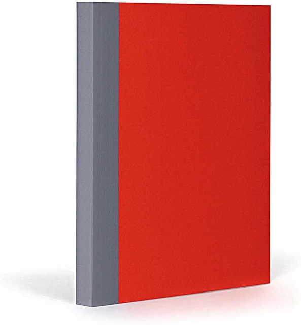 FANTASTICPAPER Notizbuch A5 liniert in Cherry-Grey mit Flexcover und Lesezeichen - Bild 1