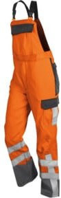 Kübler PSA Safety X7 Latzhose 3780 in Warnorange/Anthrazit mit Cordura Größe 27 - Bild 1