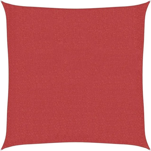 vidaXL Sonnensegel aus HDPE in Rot, B/B: 3,6 x 3,6 m - Bild 1
