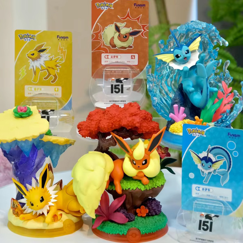 Funism Pokémon Relaxing Eevee Series, Blindbox-Ornamentfiguren - Bild 3