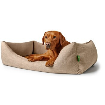 Hunter Orthopädisches Hundesofa Seattle in Beige, Größe M, mit abnehmbarem Bezug und rutschfester Unterseite - Bild 2