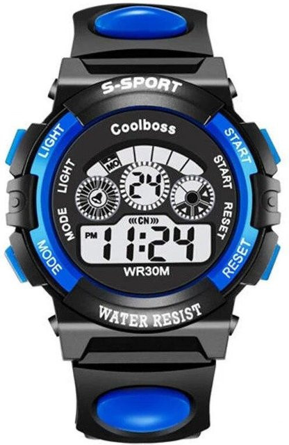 Cozyoutfit Armbanduhr Digital, Silikon, Blau, Kinder - Bild 1