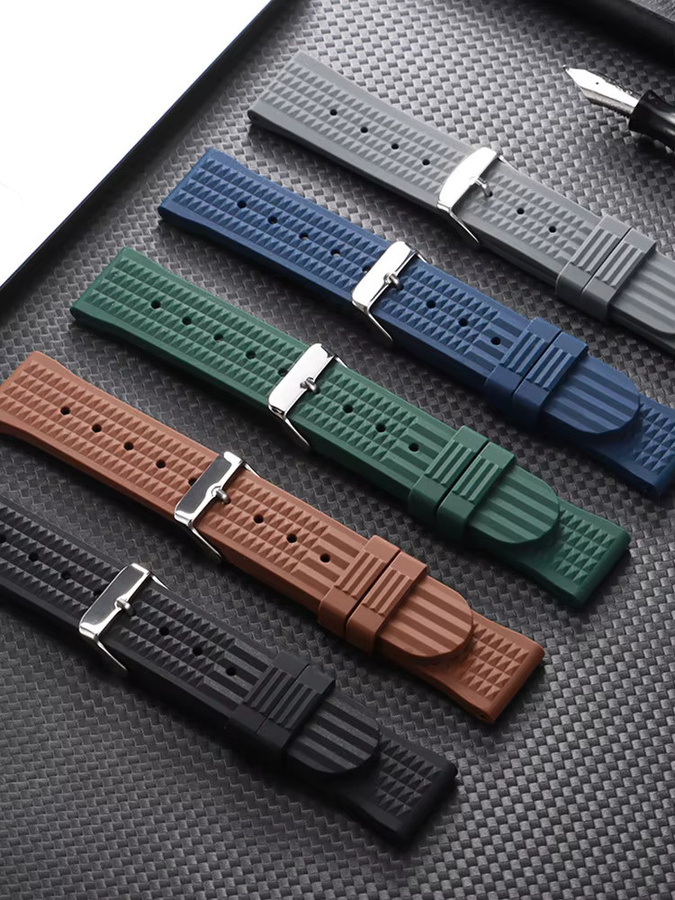 asukaband Uhrenarmband Silikon, Unisex, Bunt - Bild 2