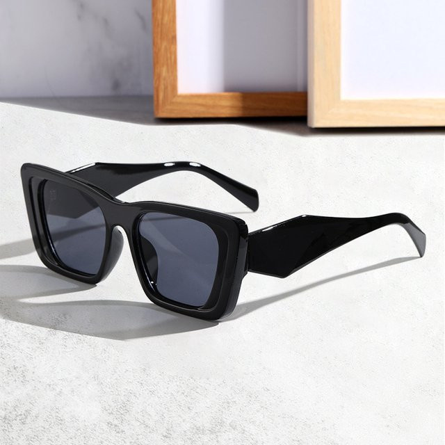 Sonnenbrille Cat-Eye, Vollrand, Kunststoff, Schwarz, Unisex - Bild 1