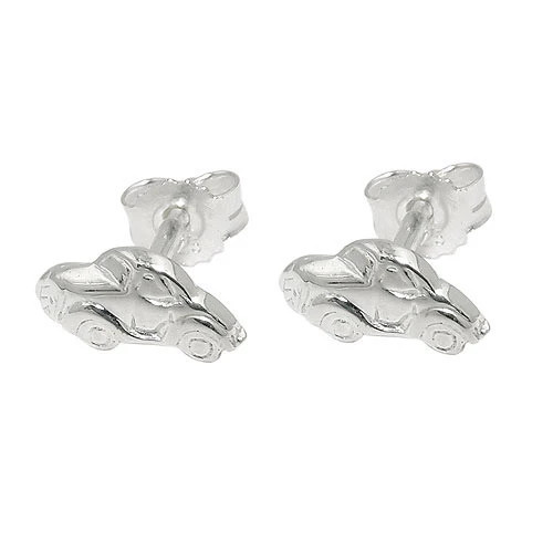 Colfem Ohrstecker kleines Auto, 925 Silber, Unisex - Bild 1