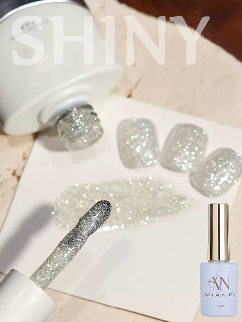 MISS MIANEL Nagellack, Weiß, Glänzend, 12 ml - Bild 1