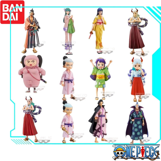 Bandai Banpresto One Piece DXF Wano Country Anime Figur Kozuki Momonosuke Yamato Kozuki Hiyori Kurozumi Tama - Bild 1