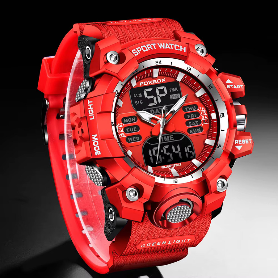 LIGE Armbanduhr, Chronograph, Quarz, Blau, Herren - Bild 2