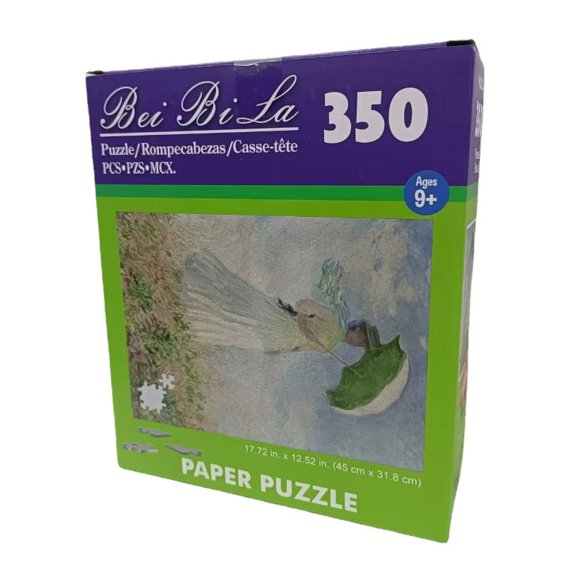 MaxRenard Frau mit Sonnenschirm Monet, Puzzle, 350 Teile - Bild 1