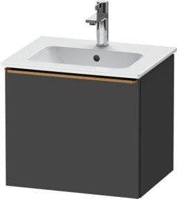 Duravit Waschtischunterschrank D-Neo in Graphit Grau, B/T/H: 51 x 40,2 x 44 cm - Bild 1