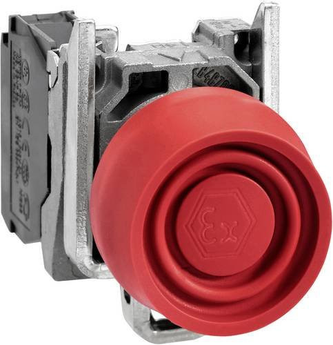 Schneider Electric XB4BPS42EX Drucktaster rot aus Metall, tastend, 600V 6A - Bild 1