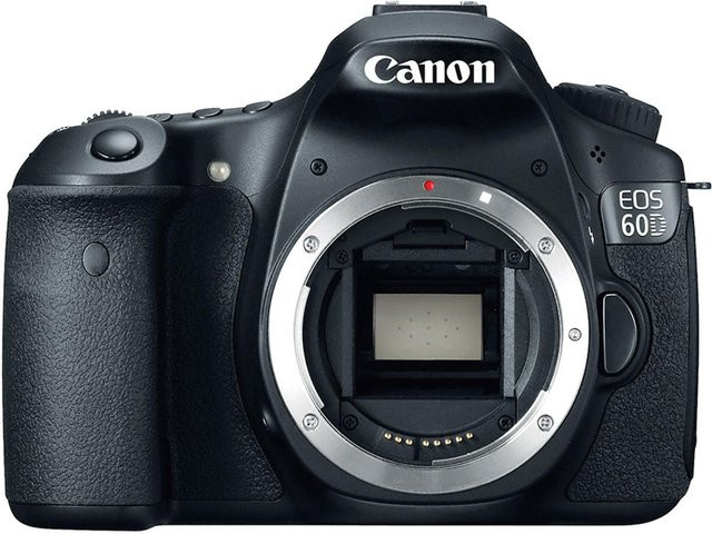 Canon EOS 60D DSLR-Kameragehäuse in Schwarz mit APS-C Sensor und Canon EF Anschluss - Bild 1
