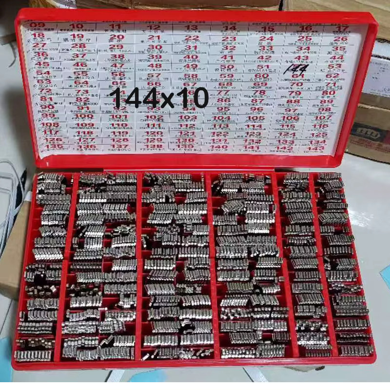 KEYDIY Set mit 1440 ungeschnittenen Flip-Autoschlüsselrohlingen und 144 Modellen für KEYDIY KD Xhorse VVDI JMD Klappschlüssel Fernbedienungen - Bild 2
