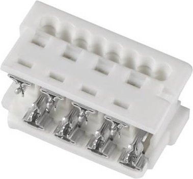 Molex Buchsenleiste Standard Weiß 8-polig mit 1,27 mm Rastermaß - Bild 1