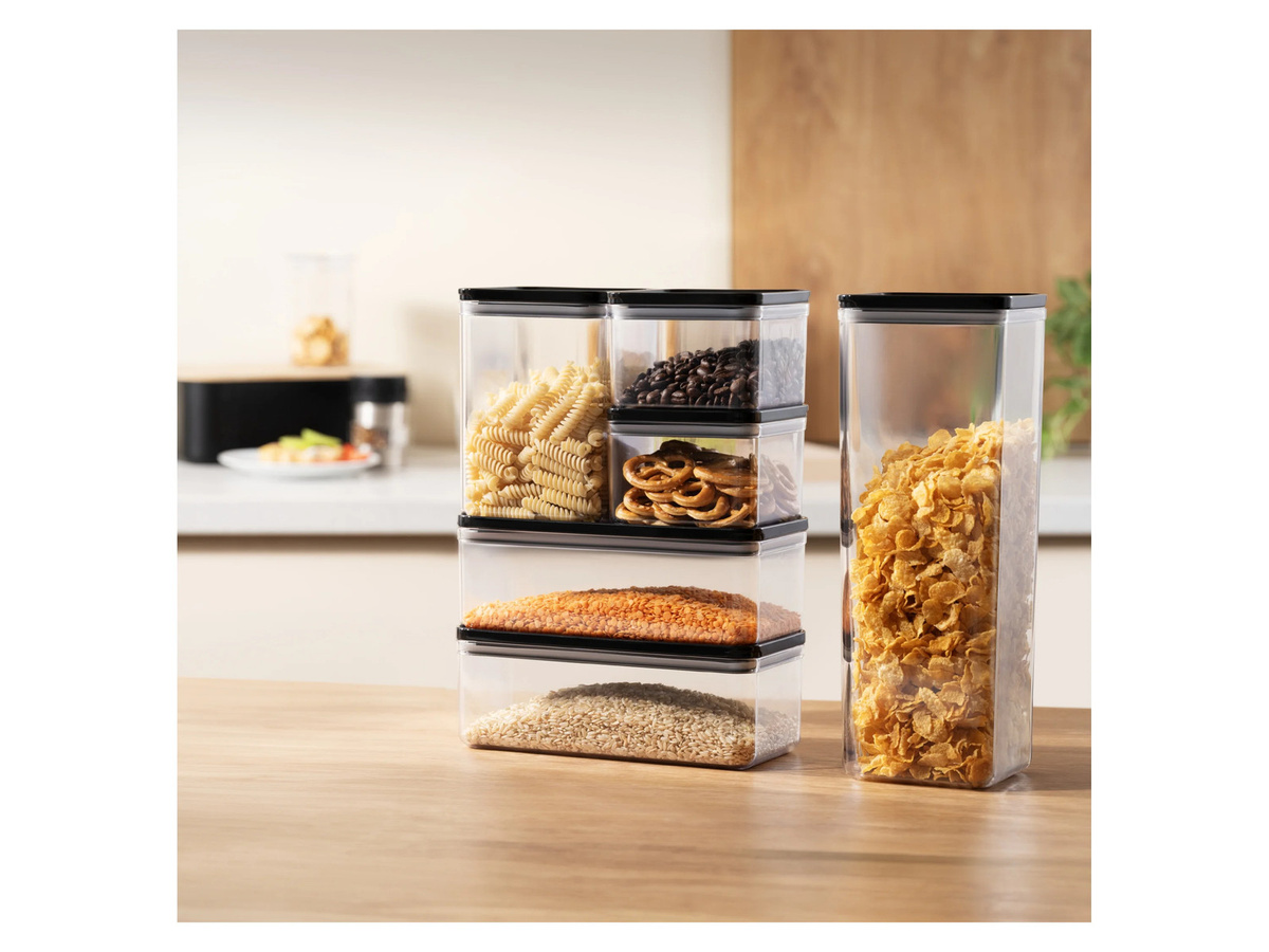 BODUM Canteen Vorratsdosen 12er Set aus Kunststoff, transparent, BPA-frei und spülmaschinenfest - Bild 2