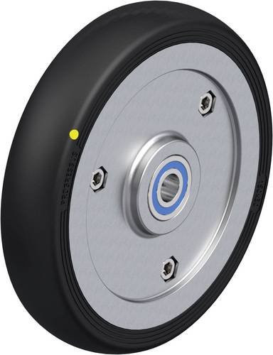 Blickle PGV 150/12XK-EL Rad in Schwarz mit Aluminium, Durchmesser: 150 mm, Tragfähigkeit: 200 kg - Bild 1