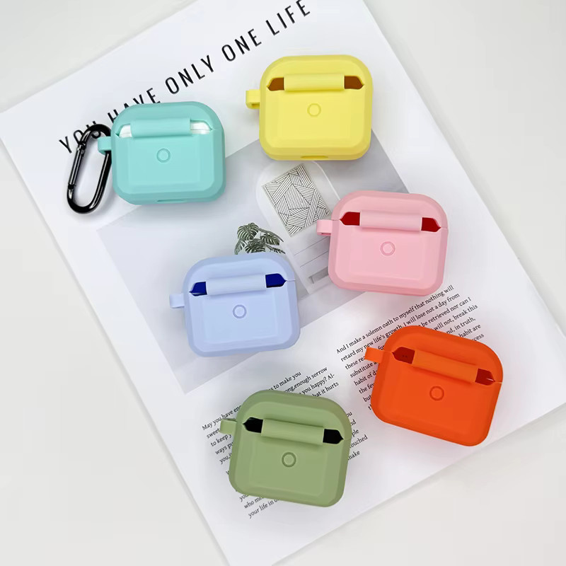 Silikon Schutzhülle für Apple AirPods 4, 3 und AirPods Pro 2 in Gelb - Bild 3
