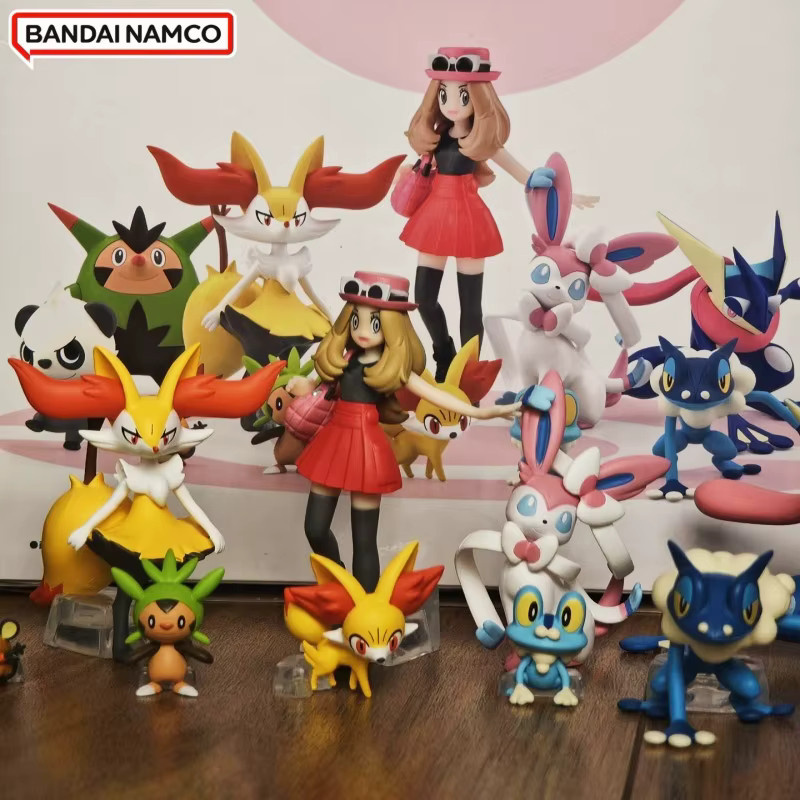 BANDAI Pokémon SW Scale World Kalos Region Greninja Sylveon Serena, Anime-Figuren - Bild 4