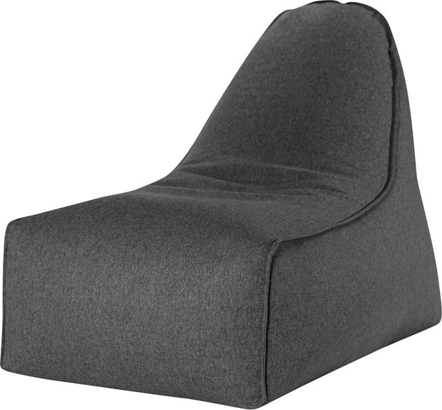 Sitting Point Sitzsack Boogie Felt in Anthrazit, B/T/H: 70 x 80 x 100 cm - Bild 1
