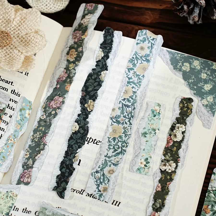 Etori Life Pastoral Hymn Waldblumen-Aufkleber im Vintage-Stil, 30 Stück, Multicolour, Scrapbooking-Material für Journal und Laptop - Bild 4