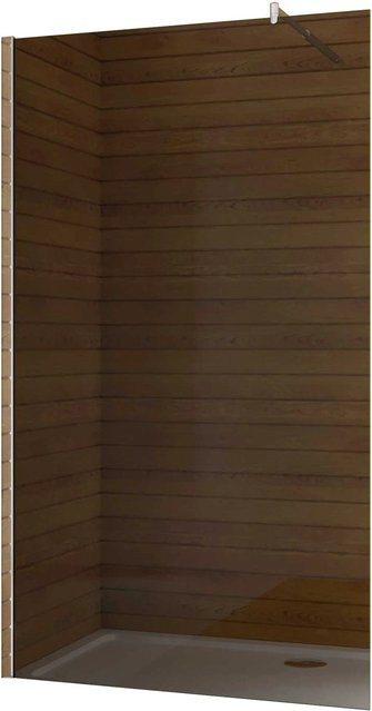 Duschparadies Walk In Duschtrennwand aus NANO-ESG Glas mit Stabilisator, B: 100 cm, H: 200 cm - Bild 1