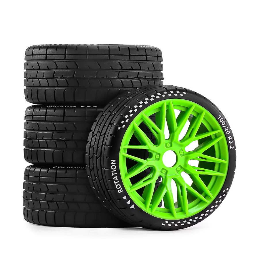 Meep RC-Reifen, 4-teiliges Set, 1:7, 17mm Hex On-Road-Räder - Bild 3