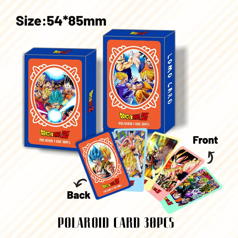 Bandai Dragon Ball Naruto Sammelkarte, 30-teiliges Set, bunt - Bild 1