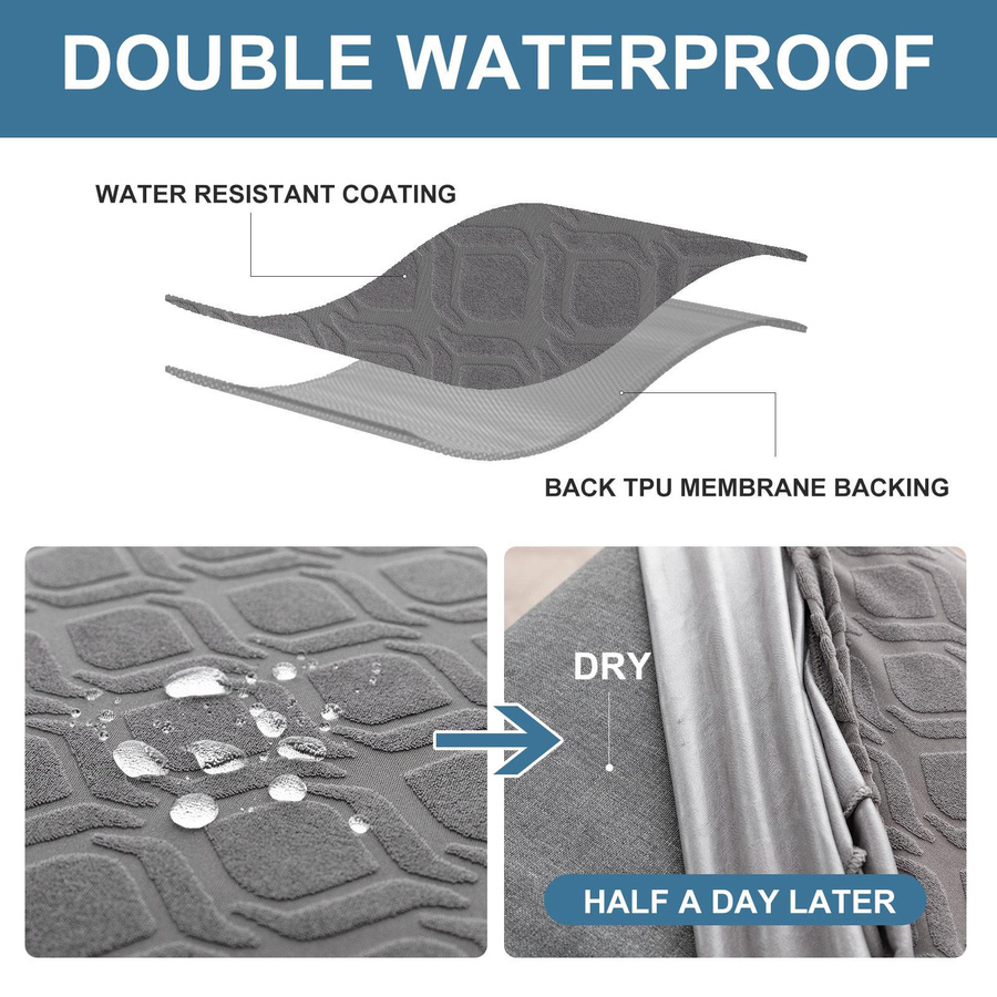 Wasserdichter Stretch-Stuhlsitzbezug aus Jacquard für Esszimmer und Wohnzimmer von Household supplies MH - Bild 3