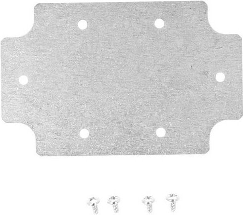 Hammond Electronics 1556CPL Innenplatte aus Aluminium in Silber, B: 71 mm, H: 111 mm - Bild 1
