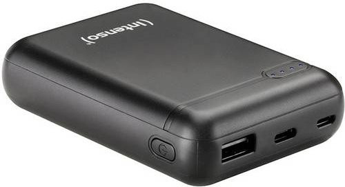 Intenso Powerbank XS10000 mit 10000 mAh in Schwarz mit Statusanzeige und USB-A, USB-C sowie Micro-USB Anschlüssen - Bild 2