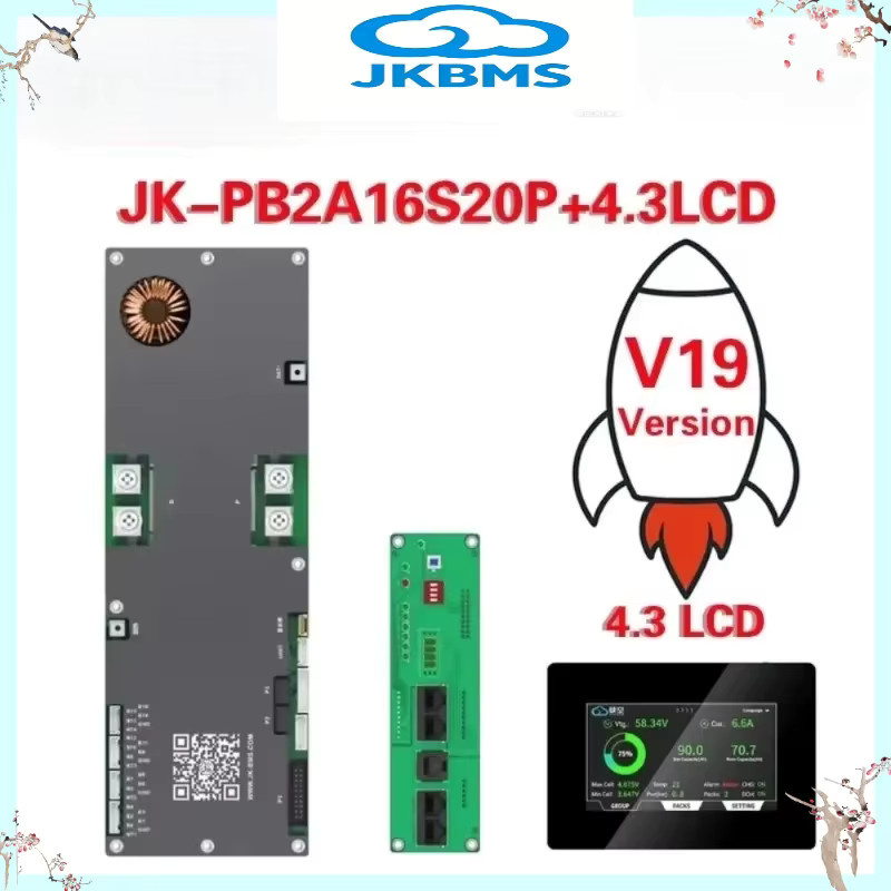 JIKONG JKBMS V19 Smart BMS JK-PB2A16S20P für LiFePO4 Batterien 8S/16S 24V/48V 200A mit Active Balance für Heimenergiespeicher - Bild 2
