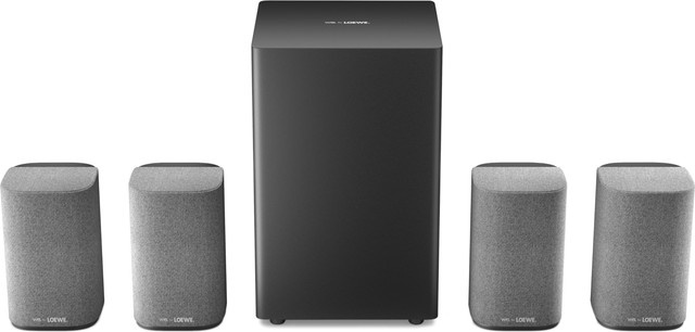 Loewe We. Boost 4.1.2 A/V-Lautsprechersystem mit Aktiv-Subwoofer in Ash Grey mit Bluetooth und HDMI - Bild 1