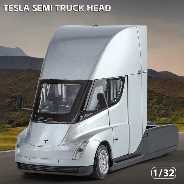 MAKEDA Semi-LKW-Kopfteil, Spielzeugfahrzeug, 1:32, Metall, mit Licht und Sound - Bild 1