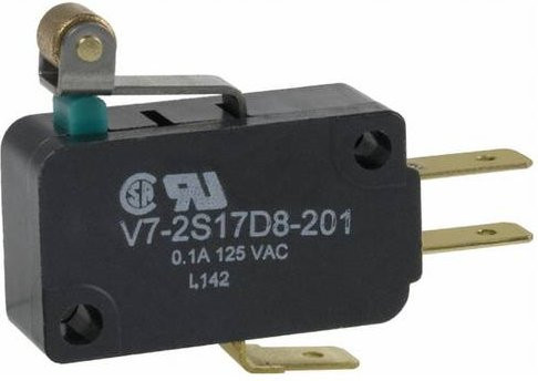 Honeywell SPS V7-2S17D8-201 Schnappschalter in Schwarz - Bild 1