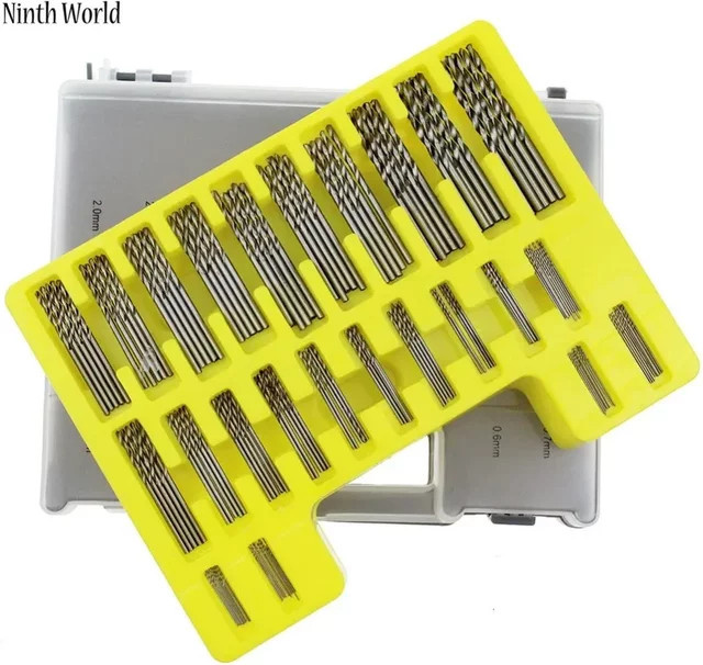 Skeyo Mini Twist Drill Set mit 150 Stück in Kunststoffbox, Bohrer-Set für Kunststoff im Bereich 0,4-3,2 mm - Bild 1