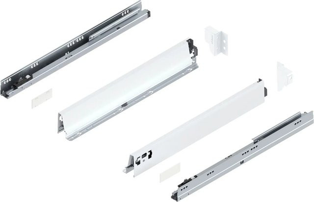 Blum Tandembox antaro N Vollauszug Blumotion Seidenweiß, Tiefe: 500 mm, Tragkraft: 30 kg - Bild 1